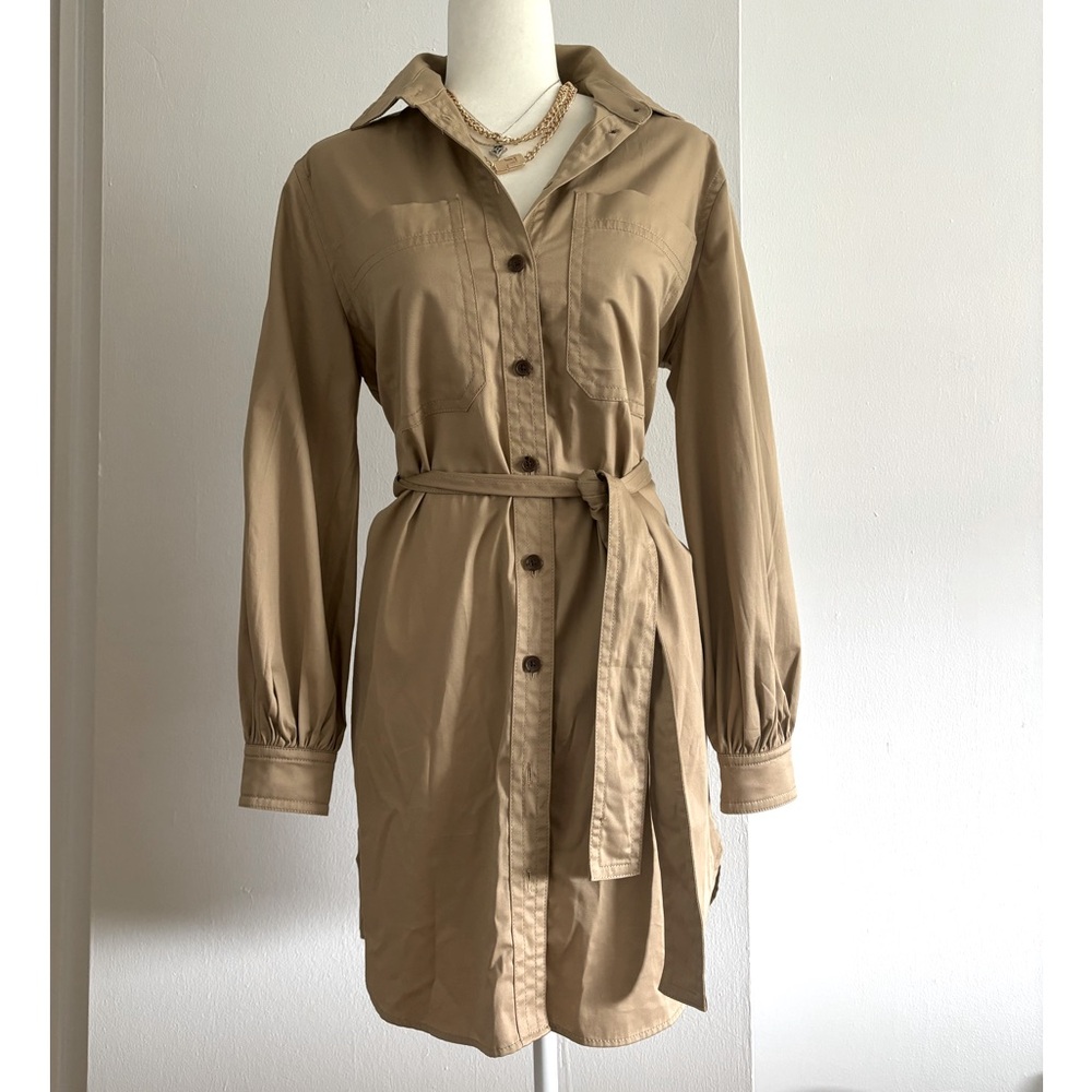 Banana Republic SZ, XS camel shirt dress